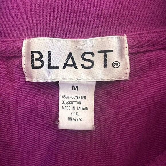 Blast Vintage 90s Fuchsia Pink Butterfly Print Sweater Pullover Women’s Medium - Picture 4 of 10